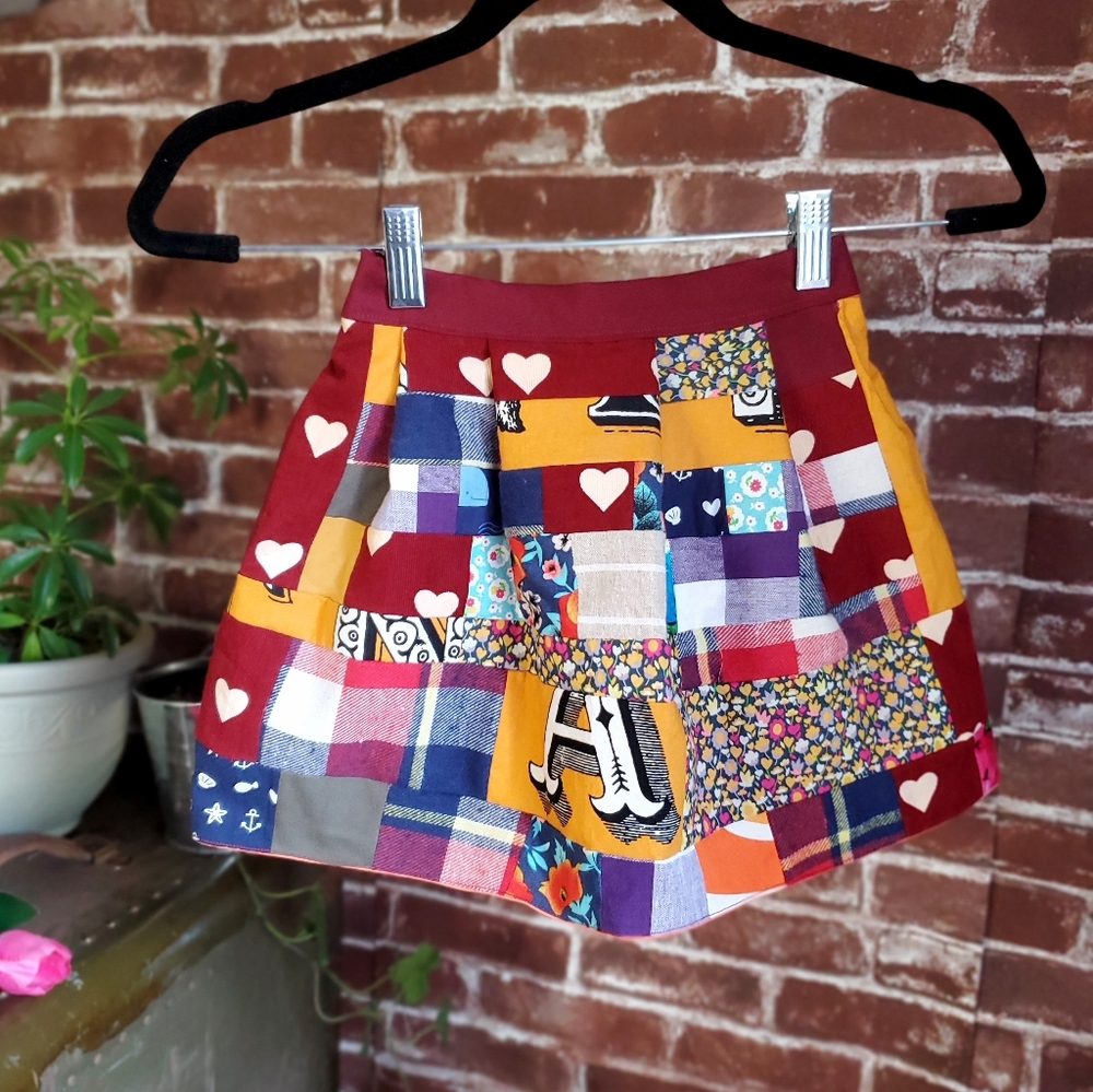 Handmade Patchwork Toddler Skirt